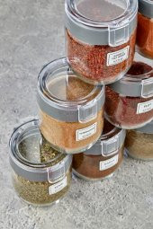 King Mop 12 li Baharatlık ve Saklama Kabı ( 425 ml x 12 Adet) - 2