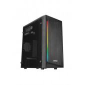 Everest Blazon Peak 250W RGB Şeritli Mid Tower Bilgisayar Kasası Siyah - 1