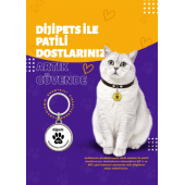 MVG Store Dijipets Beyaz Pati Dostu Akıllı Tasma Dijital Künye Ve Konum Bilgisi (Kayıp İlanı Vermeye Son) - 4