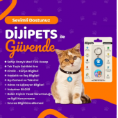 MVG Store Dijipets Beyaz Pati Dostu Akıllı Tasma Dijital Künye Ve Konum Bilgisi (Kayıp İlanı Vermeye Son) - 5