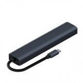 Coofbe Pd 100W 7in1 Type-C HUB RJ45 HDMI Kart Okuyucu Type-c Dönüştürücü Çoğaltıcı USB3.0 Çoğaltıcı - 5