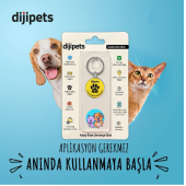 MVG Store Dijipets Siyah Mavi Pati Dostu Akıllı Tasma Dijital Künye Ve Konum Bilgisi (Kayıp İlanı Vermeye Son) - 9