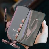 Coofbe Super Şarj 10W Kablosuz Şarjlı Araç Tutucu Araç Şarjı Havalandırma Araç İçi Telefon Tutucu - 2