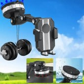 Coofbe Robotic 2İN1 Araç İçi Torpido Üzeri Telefon Tutucu Araç Ön Cam Telefon Tutucu Teleskopic - 3