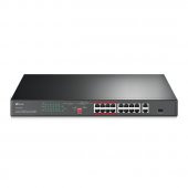 TL-SL1218P 16 PORT 10/100 2 PORT GIGABIT YÖNETİLEMEZ POE SWITCH - 1