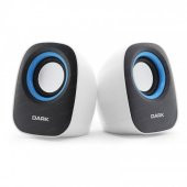 DARK SP100 1+1 MULTIMEDIA USB HOPARLOR BEYAZ/MAVI DK-AC-SP100 - 1