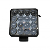 Off Road Beyaz Işık Sis Farı Lambası 16 LED Kare 110X110CM-YÜKSEKPARLAKLIK AA159 - 1