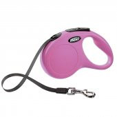Flexi New Classic Otomatik Pembe Şerit Gezdirme Medium 5 Metre - 1