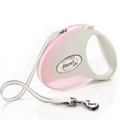 Flexi Style Otomatik Şerit Pembe Köpek Gezdirme Kayışı Medium 5 Metre - 1
