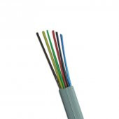 Yassı Gri 6lı Telefon Kablosu - 1 Metre - 1