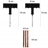 Zhltools 6 Parça Motorsiklet Bisiklet Lastik Tamir Kiti - 4