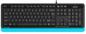 FK10 Q Türkçe Siyah/Mavi Multimedya Klavye FK10/MAVI-Q - 1