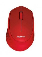 M330 Silent Plus USB Kablosuz Mouse Kırmızı (910-004911) - 1
