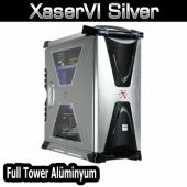 VG4000SWA XaserVI Gümüş FullTower Pencereli Aluminyum Kasa (PSU yok) - 1
