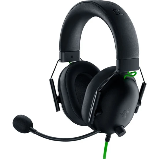 Razer Blackshark V2 X Kablolu Mikrofonlu Kulak Üstü Oyuncu Kulaklığı Siyah - 1