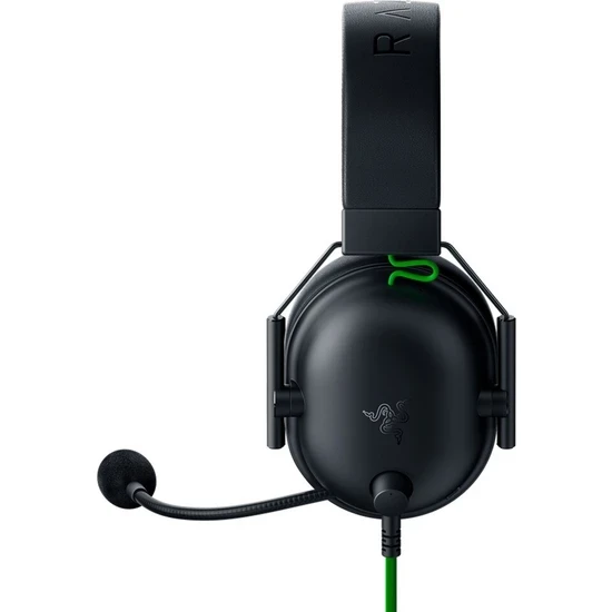 Razer Blackshark V2 X Kablolu Mikrofonlu Kulak Üstü Oyuncu Kulaklığı Siyah - 2
