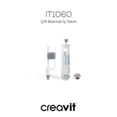 Creavit LR360 Duvara Sıfır Kanallı Klozet, Creavit Yavaş Kapak - 4