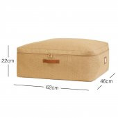 Ocean Home Textile Büyük Boy Jüt Baza Altı Hurç 62 x 46 x 22 cm - 7