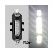 Şarjlı 4 Modlu Bisiklet Arka Stop Lambası Ikaz Uyarı Işığı C07 - 2