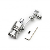 Aparatlı Islık Sesli Orta Egzoz Ucu Turbo Sesi E76 - 1