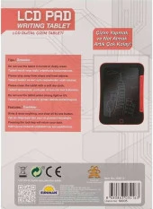 Edu Sun Kırmızı 8,5&quot LCD Dijital Çizim Tableti - 4