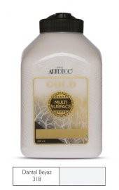 Artdeco Gold Multi Surface Akrilik Boya 500ml 318 Dantel Beyaz - 1