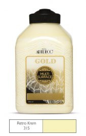 Artdeco Gold Multi Surface Akrilik Boya 500ml 315 Retro Krem - 1