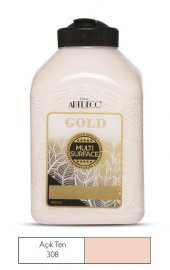 Artdeco Gold Multi Surface Akrilik Boya 500ml 308 Açık Ten - 1