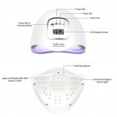 Sun Uv X5 Max Kalıcı Oje ve Protez Tırnak Kurutucu 45 LED 120W - 5