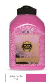 Artdeco Gold Multi Surface Akrilik Boya 500ml 253 Şeker Pembe - 1