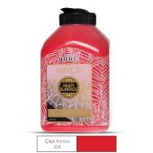 Artdeco Gold Multi Surface Akrilik Boya 500ml 224 Çilek Kırmızı - 1