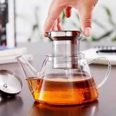 EPİNOX COFFEE TOOLS CAM DEMLİK V MODELİ - ÇELİK SÜZGEÇ (CVD-500) - 2