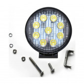 6W Yuvarlak 9 Ledli Sis Farı Off Road Çalışma Tekne Lambası EE116 FOKE-4 - 5