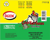Toptan Çöp Torbası  Orta Boy 55x60 cm (1 Koli, 50 Adet) - 2