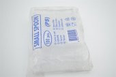 PLASTİK KÜÇÜK TATLI KAŞIĞI 100 ADET - 1