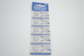 Supex CR1216 3V Lityum Düğme Pil 5 Adet - 1