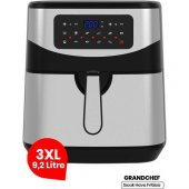 GOLDMASTER GM-7497 GRANDCHEF 9.2 LİTRE INOX GENİŞ HAZNELİ 3XL DOKUNMATİK 10 ÖN AYARLI AİRFRYER SICAK HAVA FRİTÖZÜ - 1
