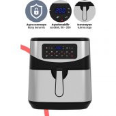GOLDMASTER GM-7497 GRANDCHEF 9.2 LİTRE INOX GENİŞ HAZNELİ 3XL DOKUNMATİK 10 ÖN AYARLI AİRFRYER SICAK HAVA FRİTÖZÜ - 2