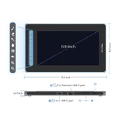 XP-Pen Artist 12 2nd Generation Grafik Ekran Tablet Mavi - 5