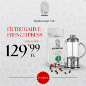 SODELICIOUS COFFEE - 1852 FİLTRE KAHVE 250G + FRENCH PRESS 350 ML - 1