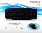 UN-796 Q TR MM KLAVYE + OPTIK MOUSE SET SIYAH USB - 1