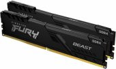 KINGSTON KF432C16BBK2/32 FURY Beast DIMM 32GB DDR4 3200MHz CL16 Performans Rami Kit (2x16GB) - 1