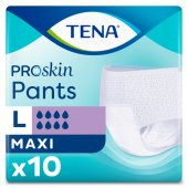 Tena Proskin Pants Maxi 8 damla Emici Külot Büyük Boy Large 10lu paket - 1
