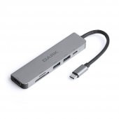DARK DK-AC-U31X38 USB3.1 TYPE-C TO 2xUSB3.0/TYPE-C/TF/SD HUB - 1