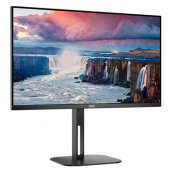 23.8  24V5C/BK IPS 4MS 75MHZ 1XHDMI 1XDP 4XUSB 3.2 USB-C FHD1920X1080 HOPARLÖR FREESYNC FLICKER-FREE PIVOT VESA SİYAH - 1