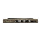 G5328F 24 PORT GIGABIT + 4XSFP UPLINK L3 YONETILEBILIR RACKMOUNT SWITCH - 1