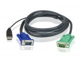 ATEN 2L-5205U 5M VGA USB KVM KABLO 3 IN 1 SPHD (KLAVYE/MOUSE/VIDEO) - 1