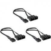 CORSAIR - CX-9070003-WW Hydro X Series Two-Way PWM Fan Splitter Cables (Three Pack) - 1