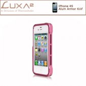 Luxa2 iPhone Alum Armor Aluminyum Kılıf-Pembe LHA0074-C - 1