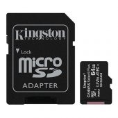 KINGSTON SDCS2/64GB 64GB microSDXC Canvas Select Plus 100R A1 C10 Card - 1